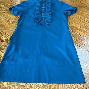 XXi jadestone blue mini dress with ruffle details.  Great condition. Size Small